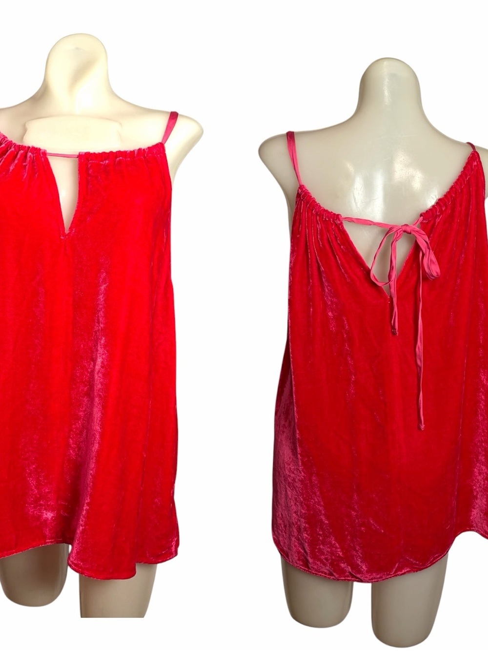 Velvet by Graham and Spencer Pink Silk Blend Halter Style Top Flowy Size Large